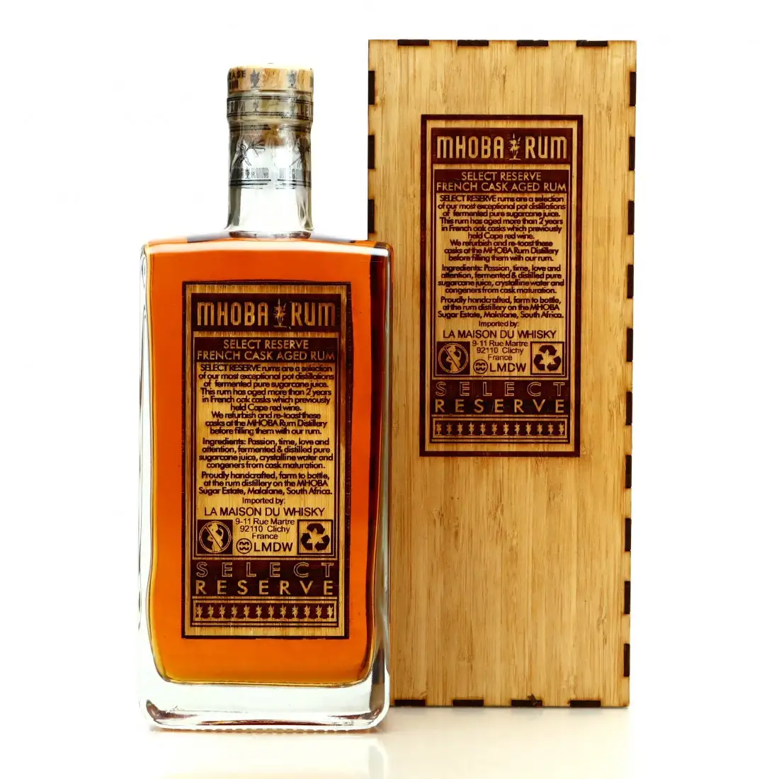 Hochauflösendes Bild von MHOBA Select Reserve French Cask Rum (LMDW)