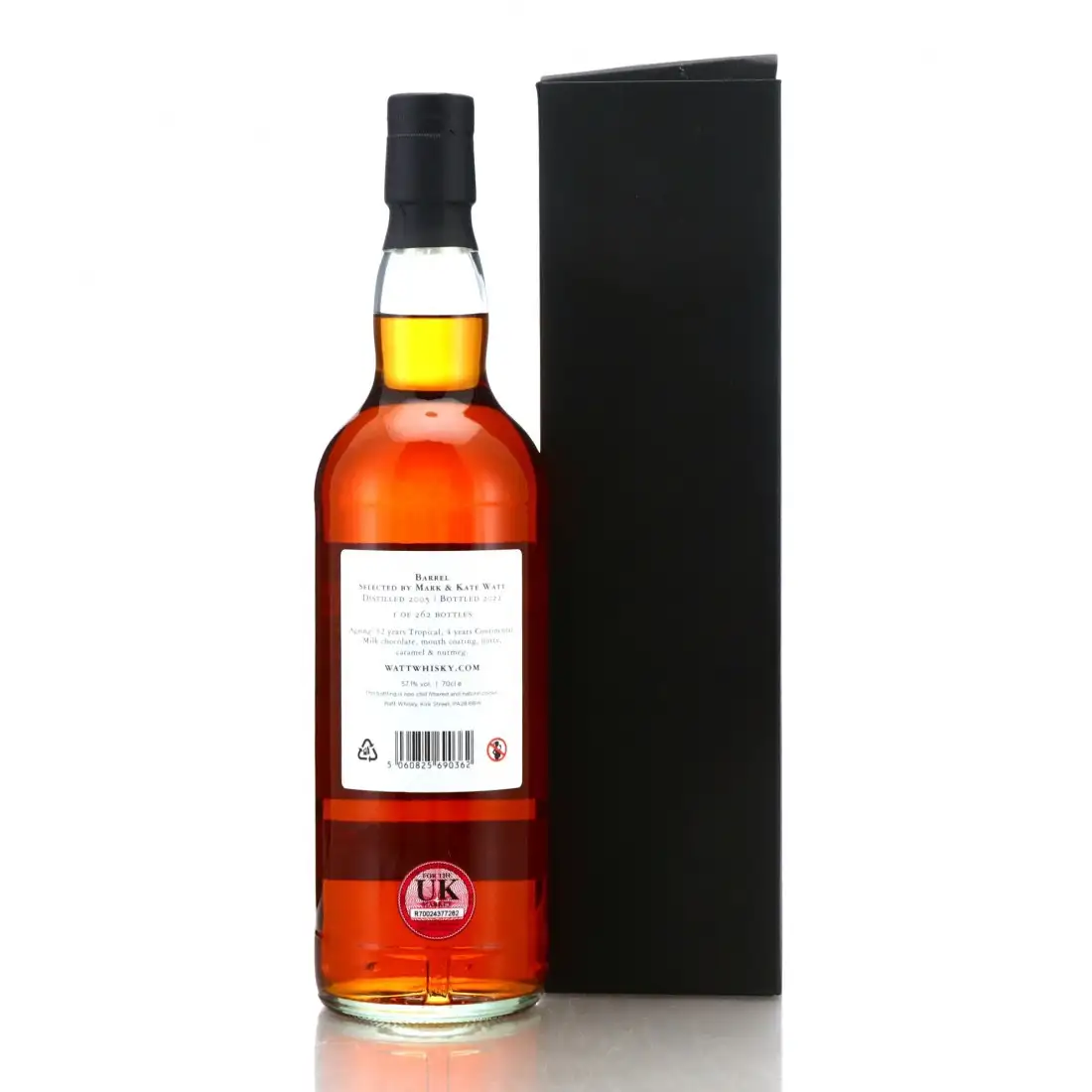 Hochauflösendes Bild von Watt Rum C.A.D.C Venezuelan Rum 2005