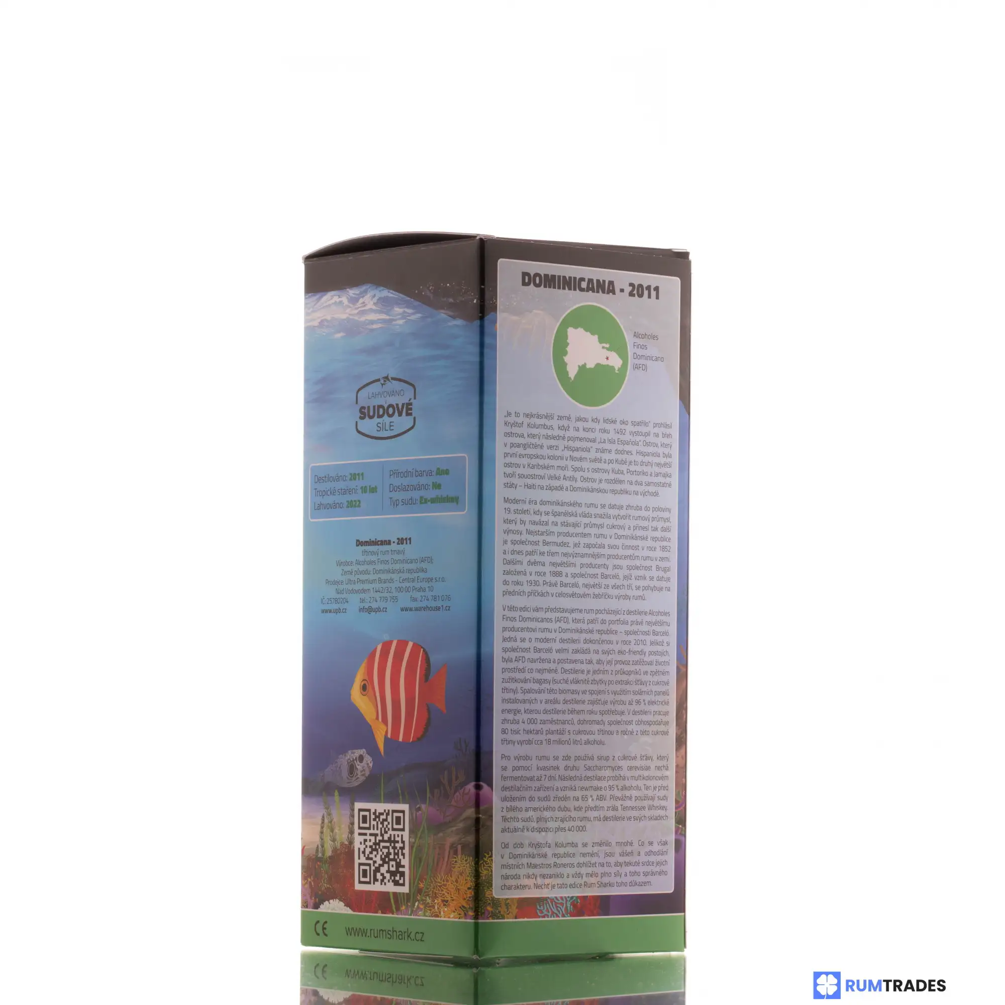 Hochauflösendes Bild von Rum Shark A.F.D. Dominicana 2011 (Blue Label)