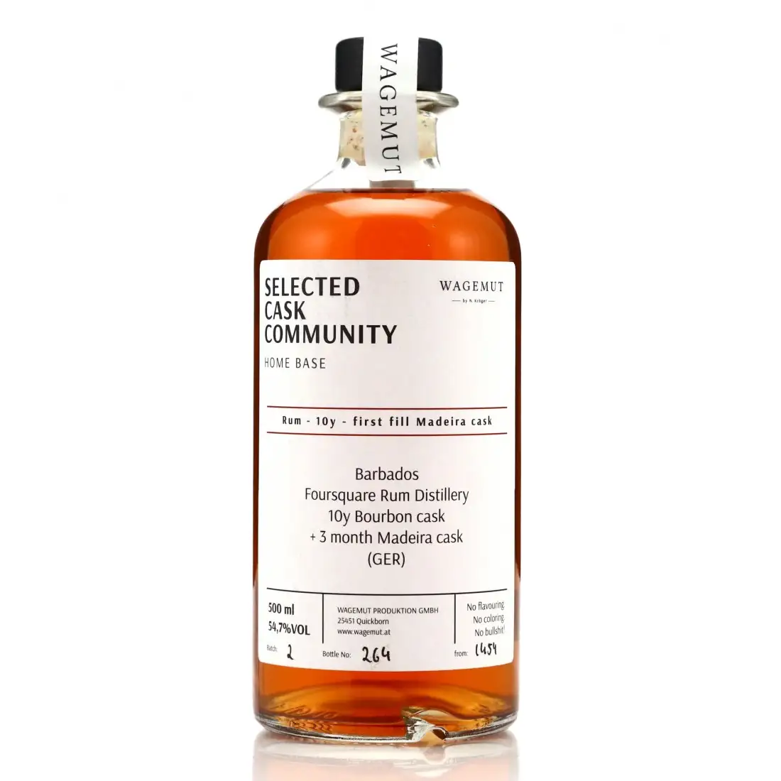 Bottle of N. Kröger Foursquare Wagemut Home Base 2022