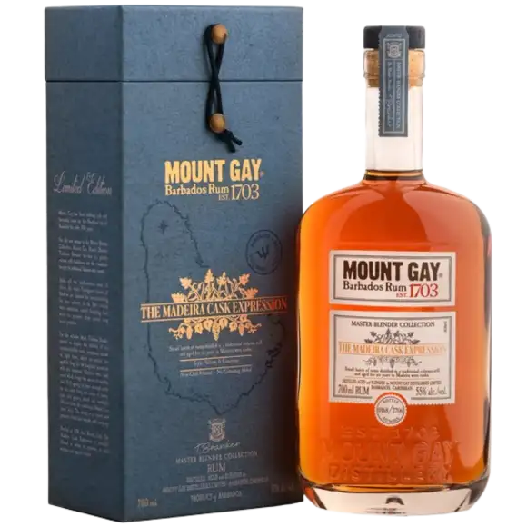 Bottle of Mount Gay Master Blender Collection The Madeira Cask Expression 2015