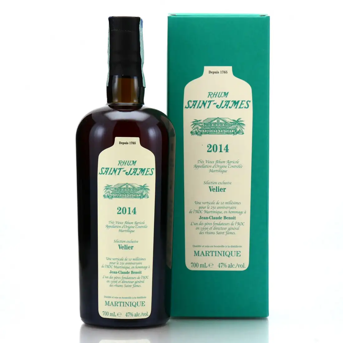 Bottle of Velier Saint James Sélection exclusive Velier 2014