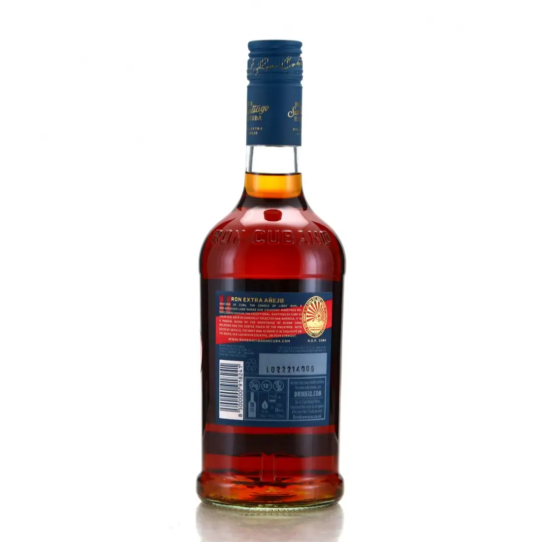 Hochauflösendes Bild von Santiago de Cuba Extra Añejo 11 Años