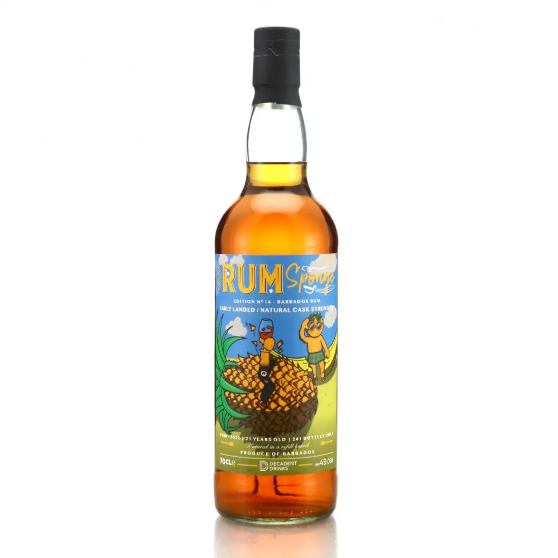 Bottle of Foursquare Rum Sponge No. 14 2000