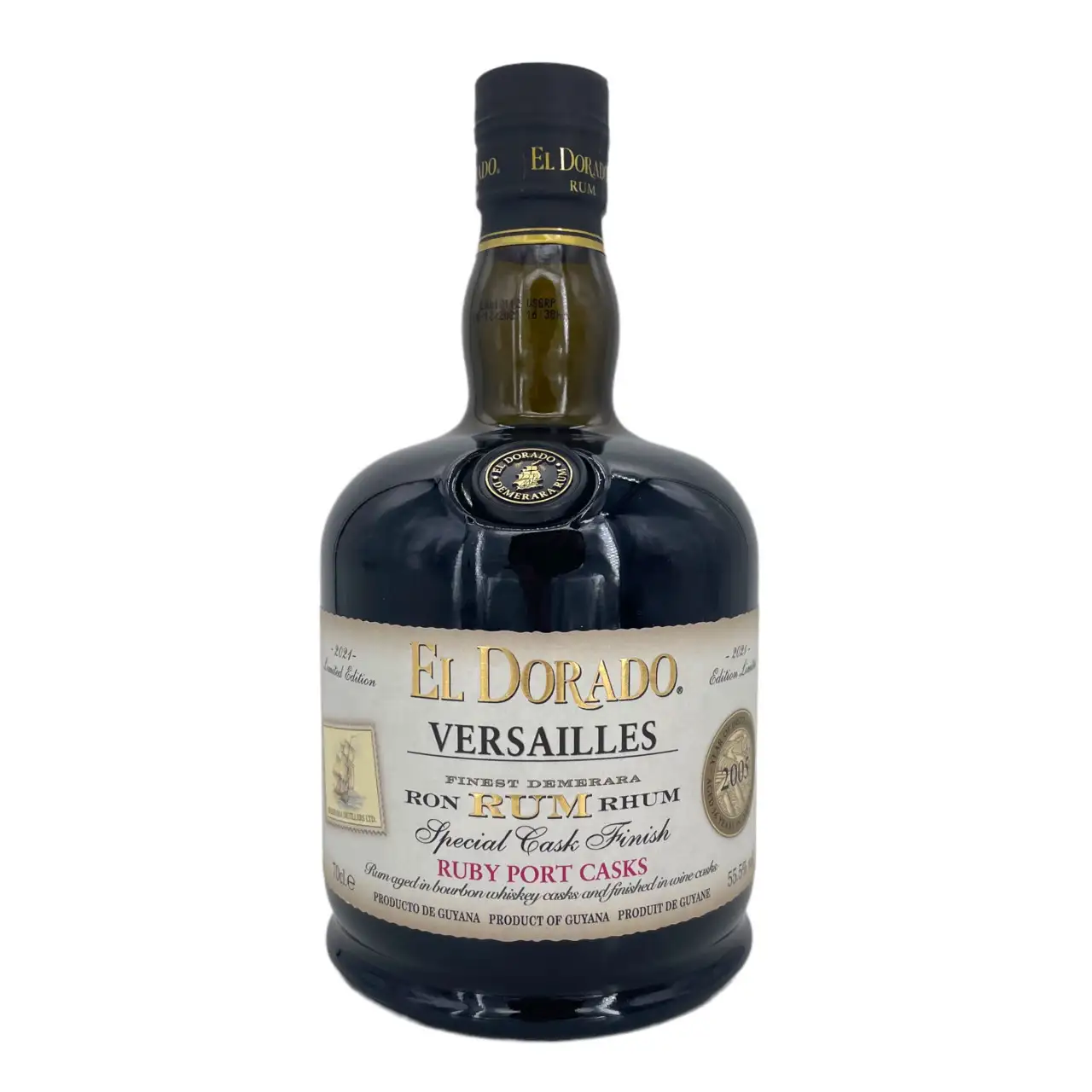 Bottle of Versailles El Dorado Special Cask Finish Ruby Port Casks 2005