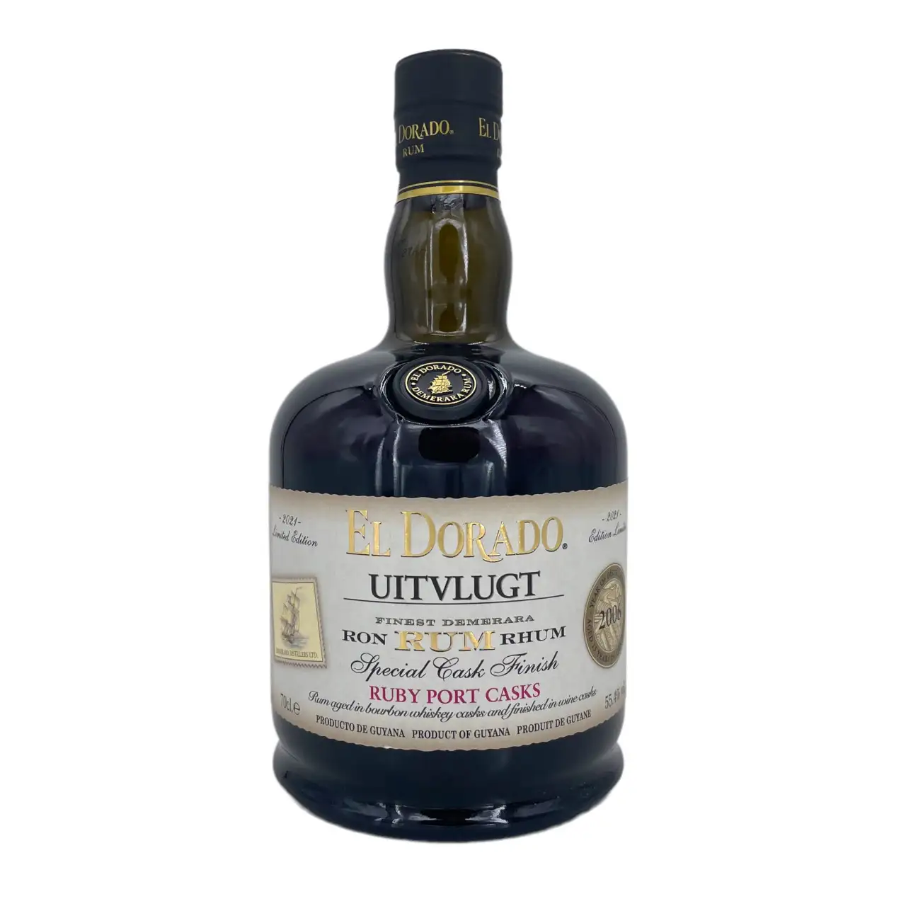 Bottle of Uitvlugt El Dorado Special Cask Finish Ruby Port Casks 2006