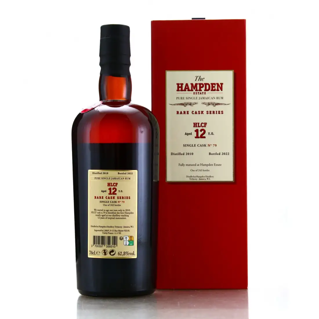 Hochauflösendes Bild von Velier Hampden Rare Cask Series HLCF 2010