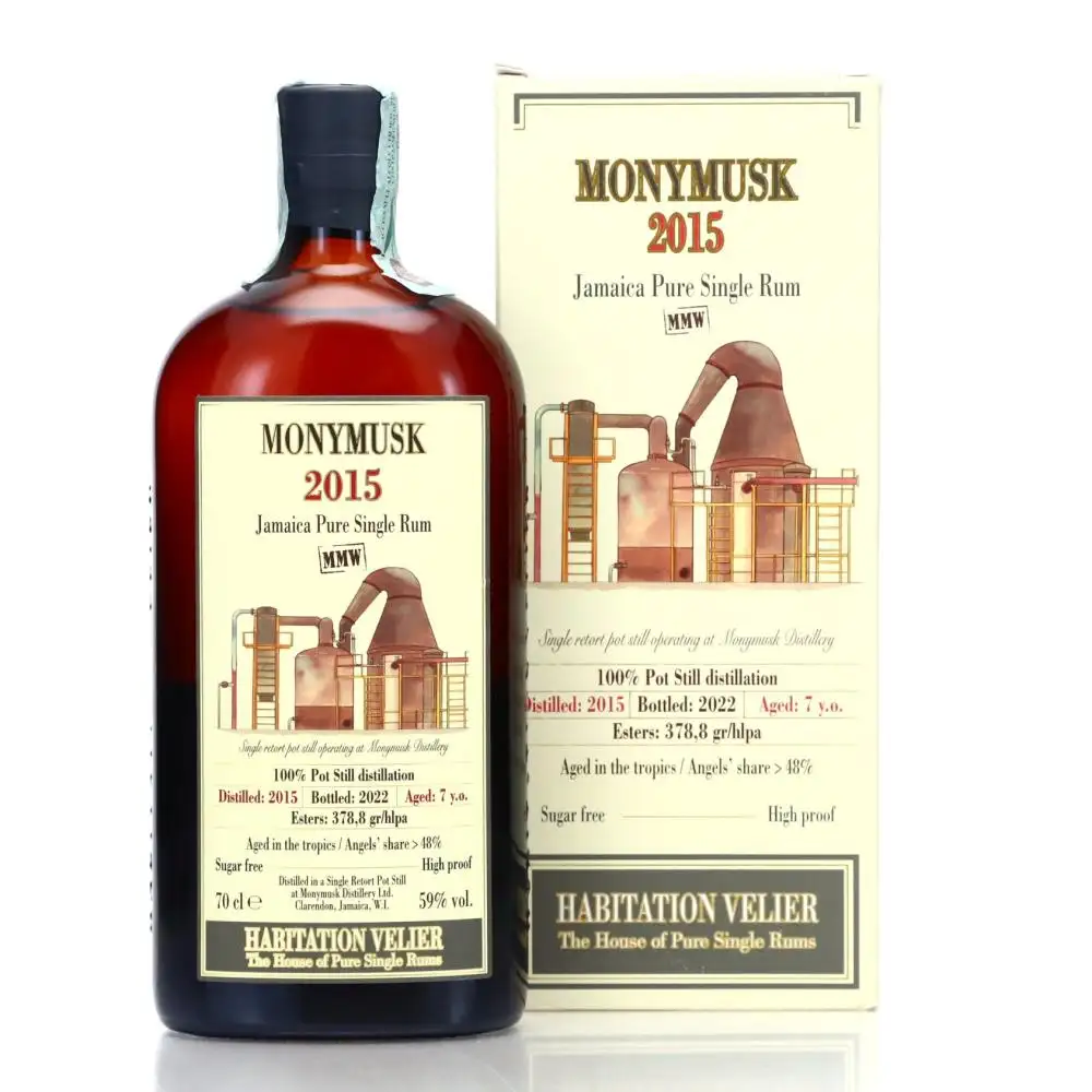 Bottle of Habitation Velier Monymusk Monymusk Jamaica Single Rum MMW 2015
