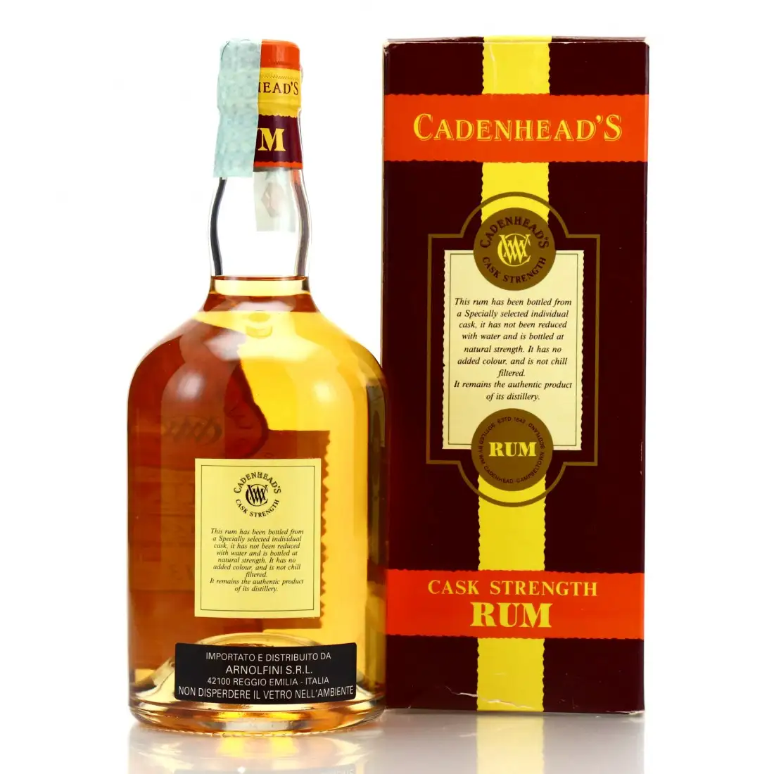 Hochauflösendes Bild von Cadenhead‘s Hampden HLCF 1992