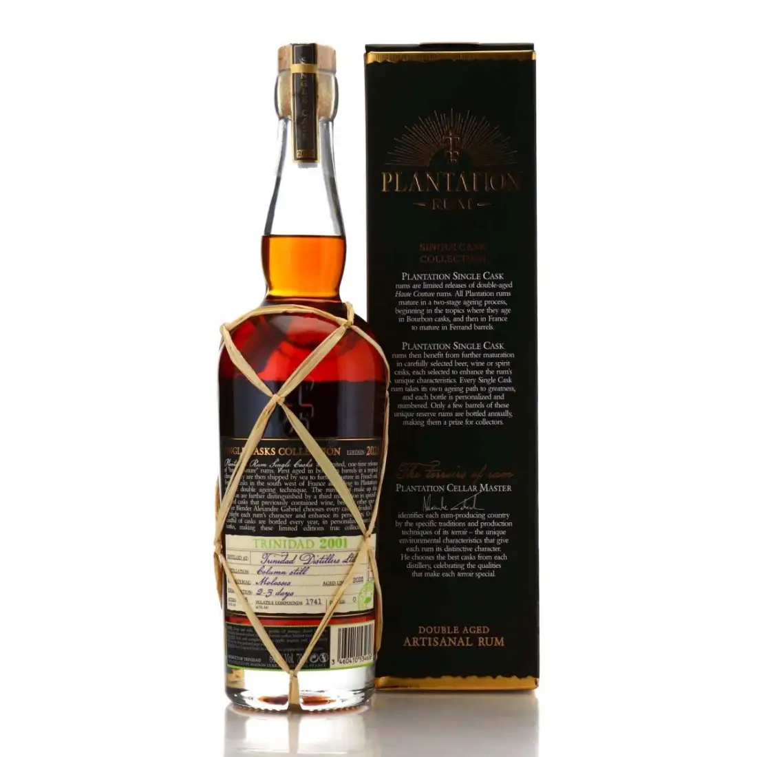 Hochauflösendes Bild von T.D.L Plantation Single Cask Trinidad 21 ans 2001 Antipodes