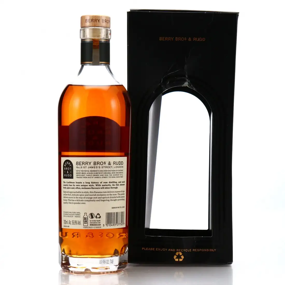 High resolution image of Berry Bros &amp; Rudd Panama Rum 2006