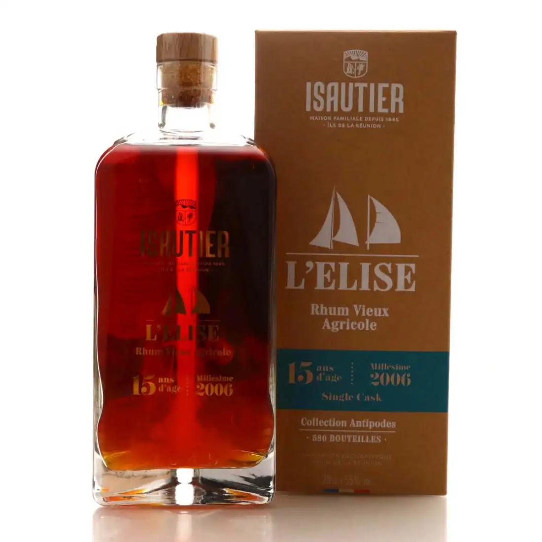 Bottle of Isautier L’Elise Rhum Vieux Agricole Antipodes 2006