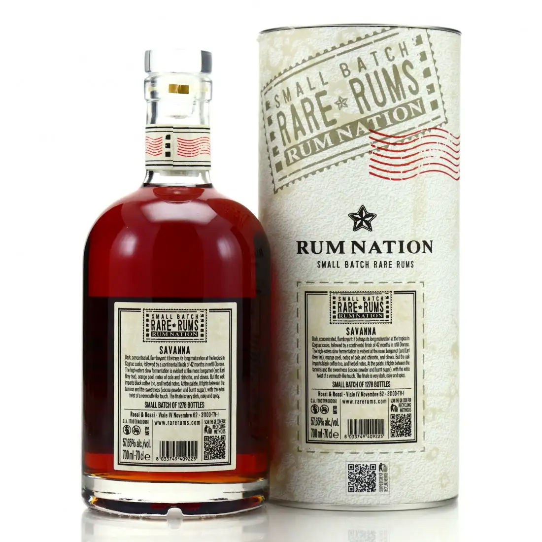 Hochauflösendes Bild von Rum Nation Savanna Small Batch Rare Rums 2006