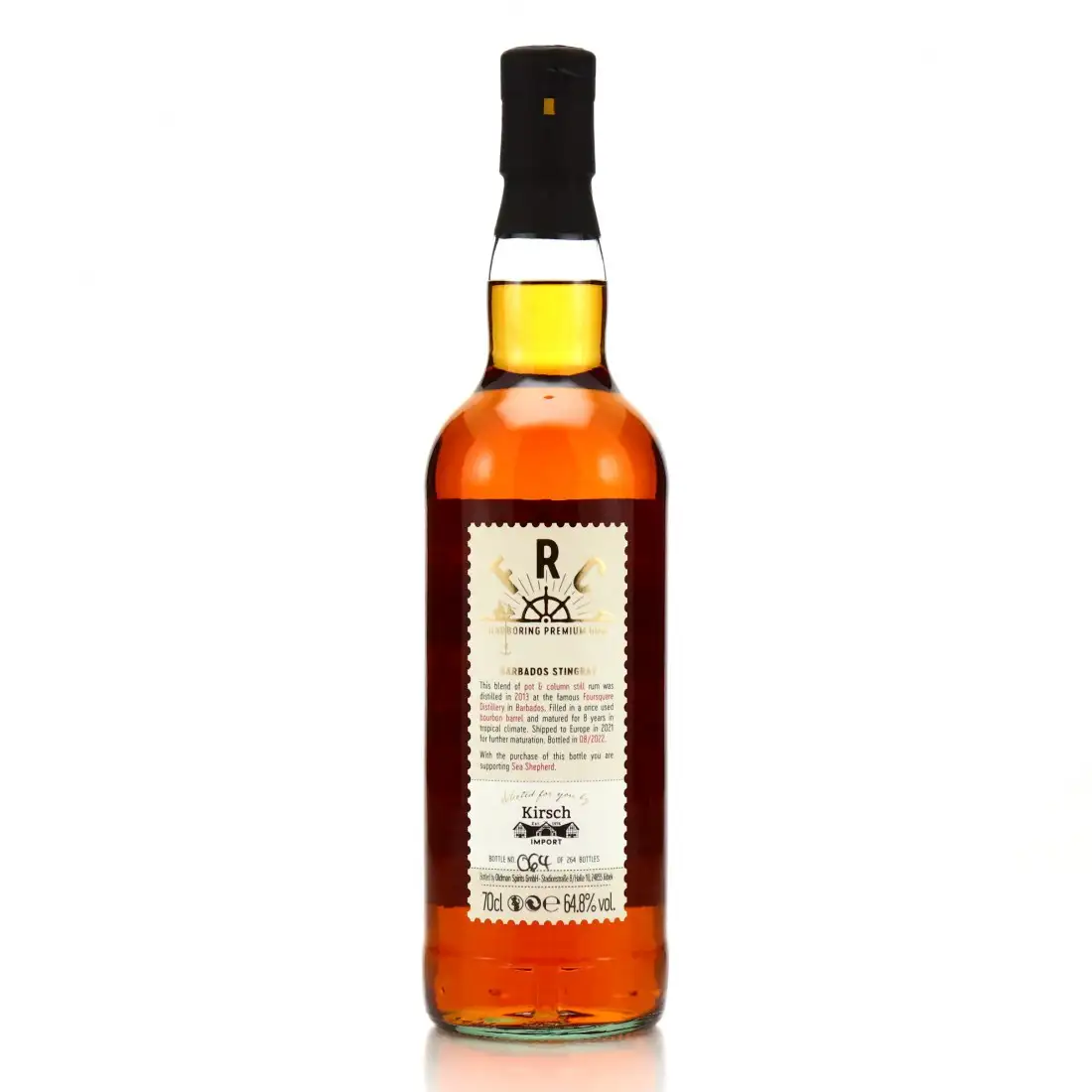 Hochauflösendes Bild von Foursquare Flensburg Rum Company Sea Shepherd Stingray 2013