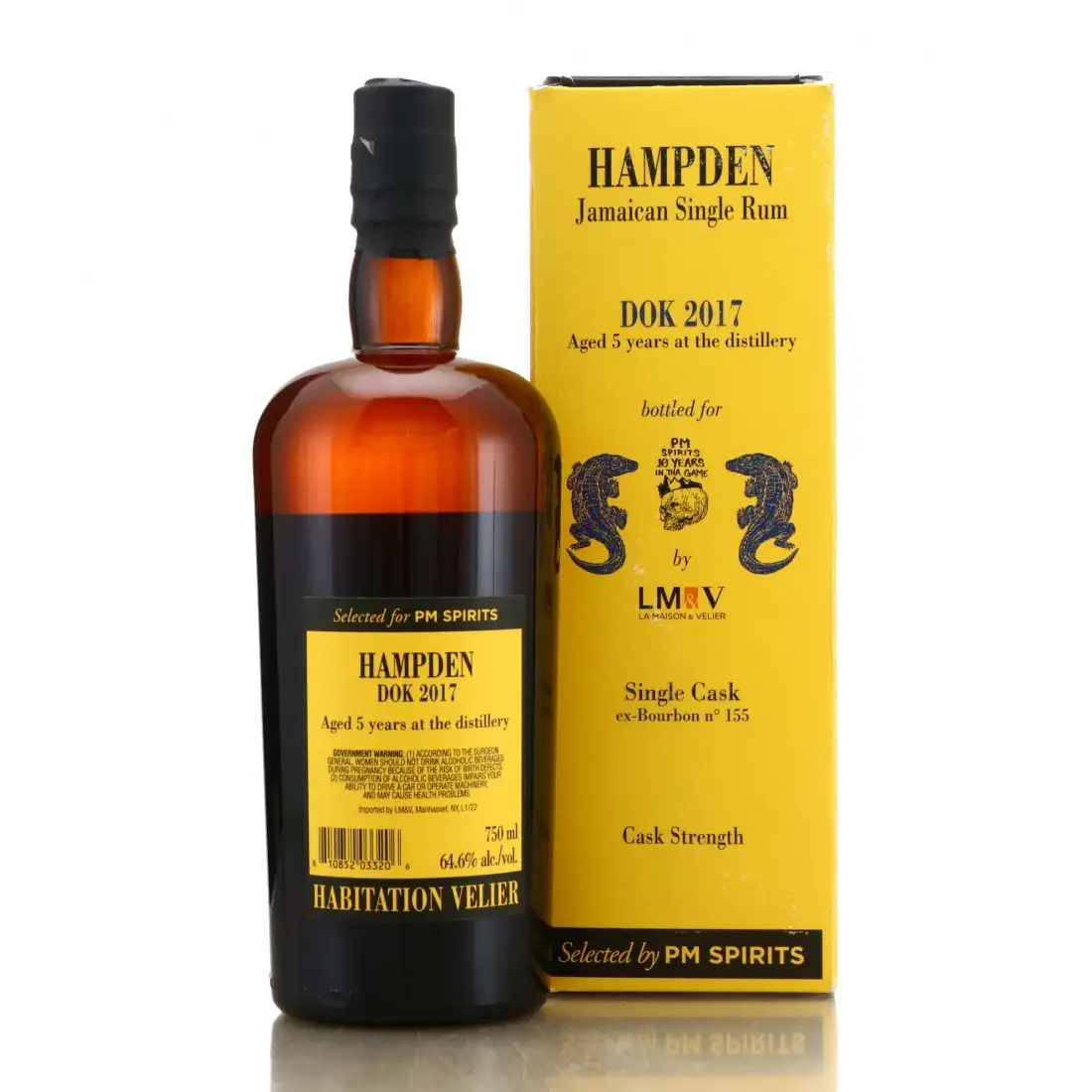 Hochauflösendes Bild von Habitation Velier Hampden PM Spirits 10 years in tha game by LM&amp;V DOK 2017