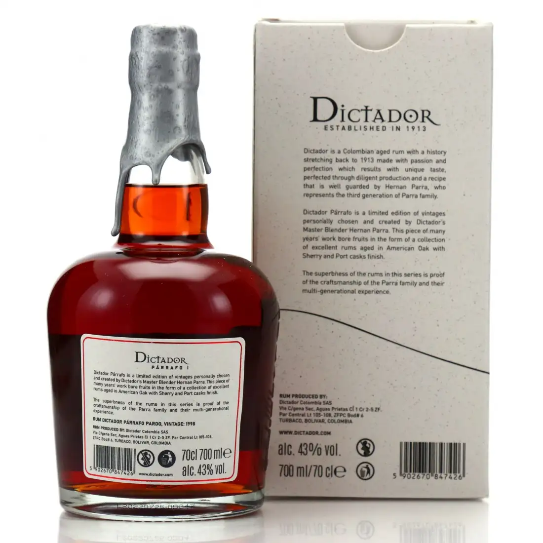 Hochauflösendes Bild von Dictador Párrafo I Pardo 1998