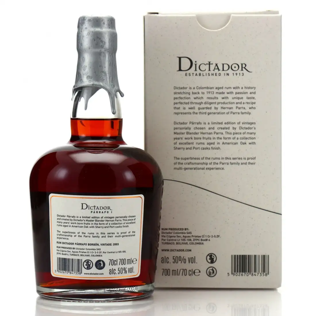 Hochauflösendes Bild von Dictador Párrafo I Borbón 2003