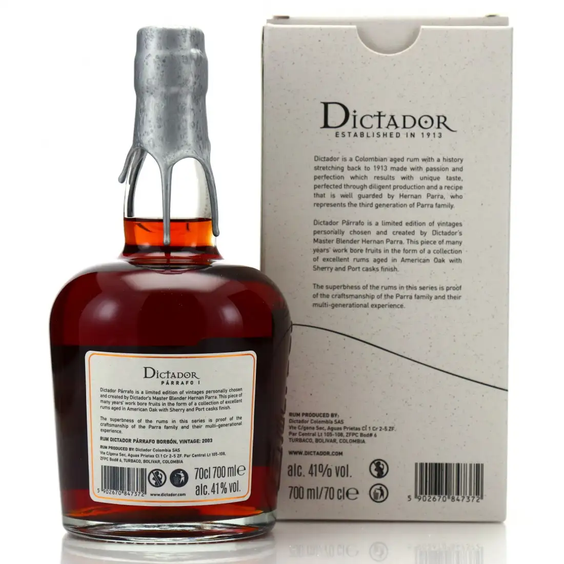 Hochauflösendes Bild von Dictador Párrafo I Borbón 2003