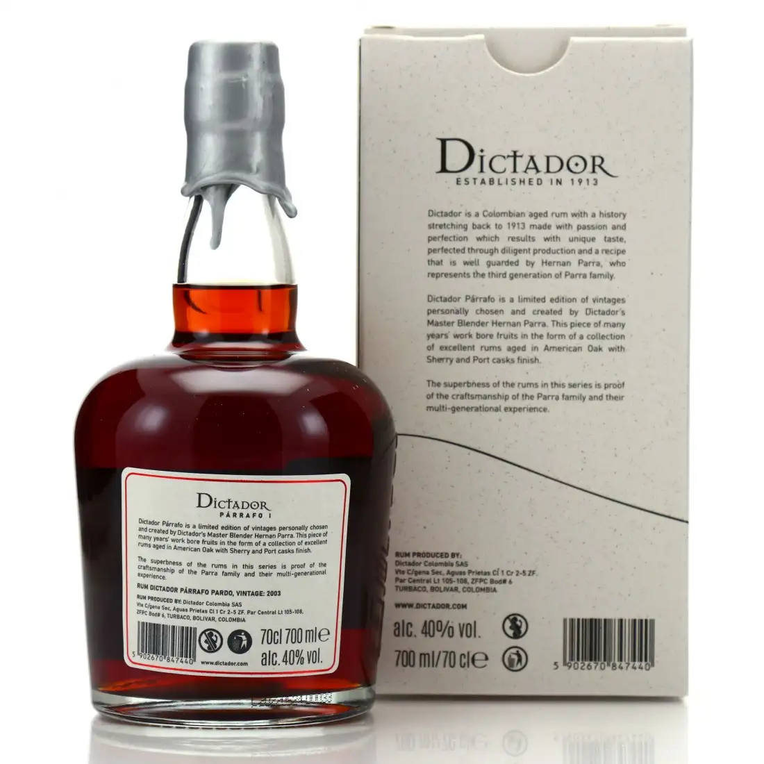 Hochauflösendes Bild von Dictador Párrafo I Pardo 2003