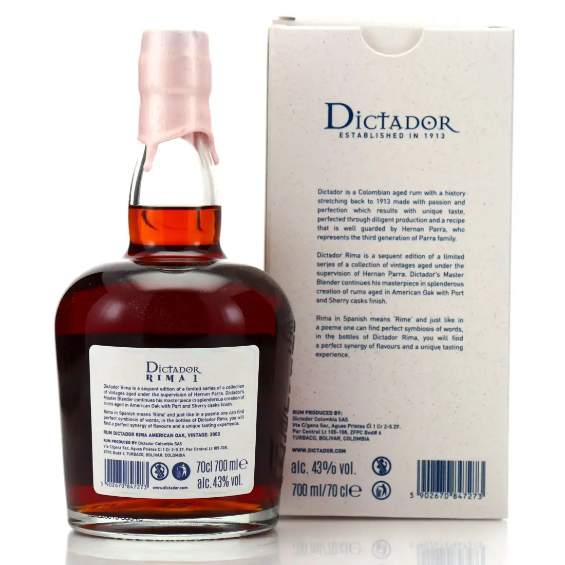 Hochauflösendes Bild von Dictador Rima 1 2003