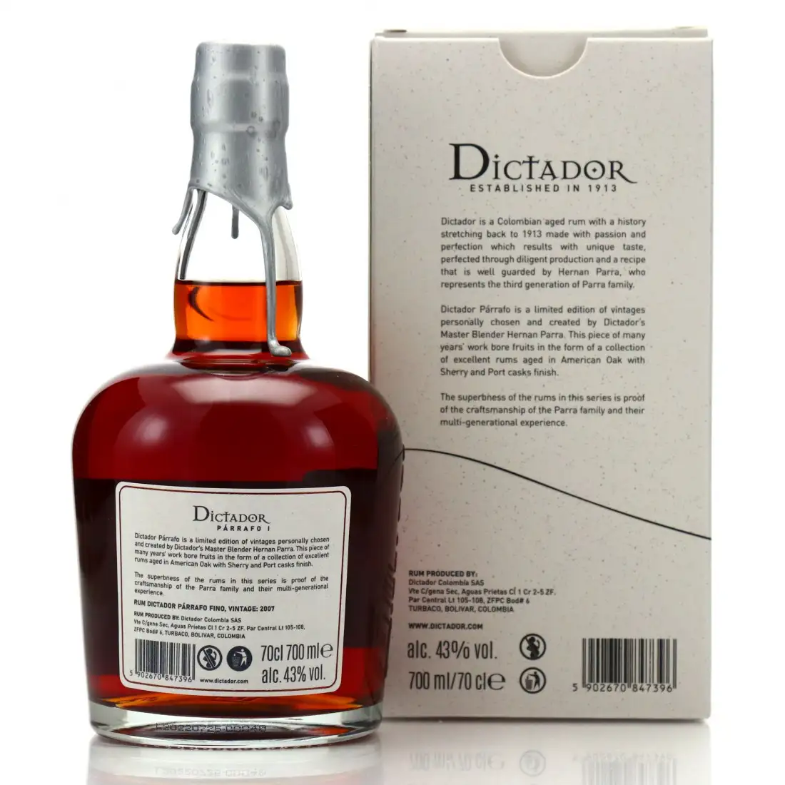 Hochauflösendes Bild von Dictador Párrafo I Fino 2007