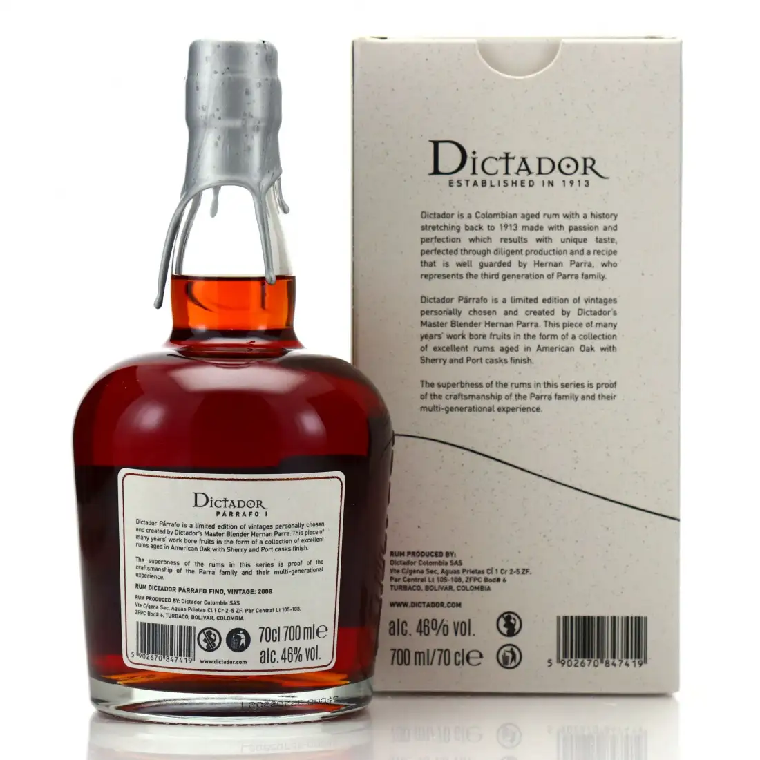 Hochauflösendes Bild von Dictador Párrafo I Fino 2008