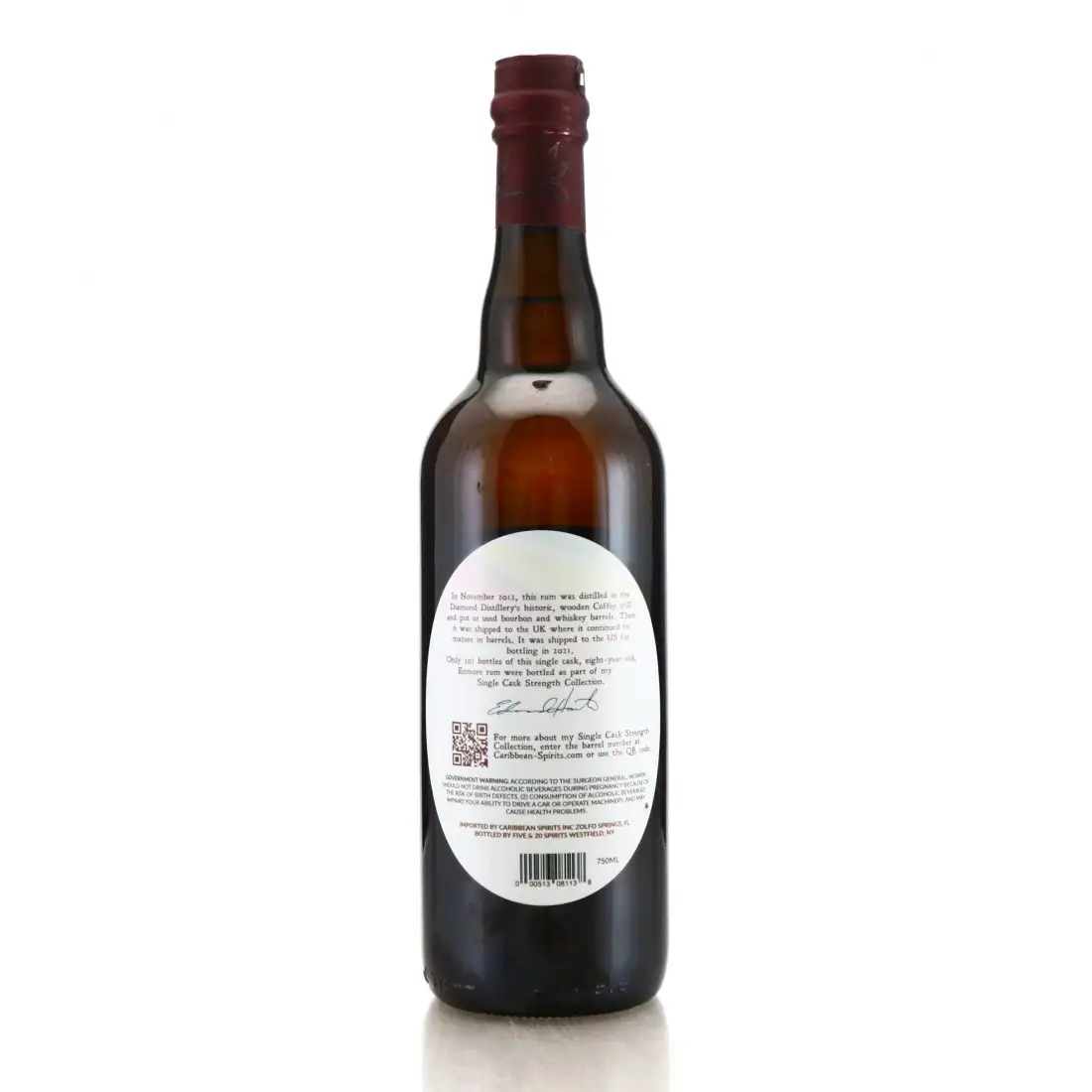 Hochauflösendes Bild von Hamilton Diamond Guyanese Rum MDE 2012