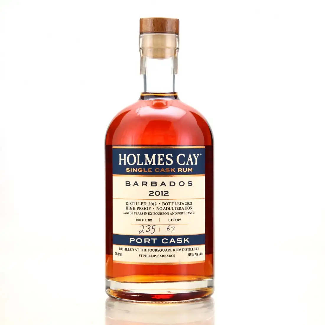 Bottle of Holmes Cay Foursquare 2012