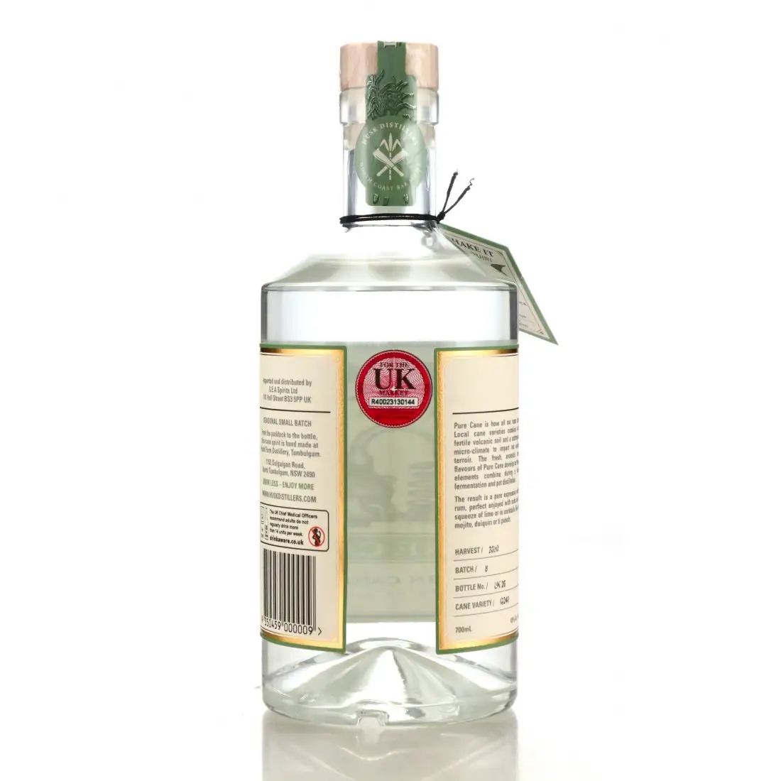 Hochauflösendes Bild von Husk Distillers Pure Cane 2020