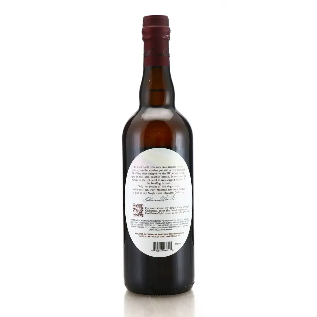 Hochauflösendes Bild von Hamilton Port Mourant Guyanese Rum MPM 2008