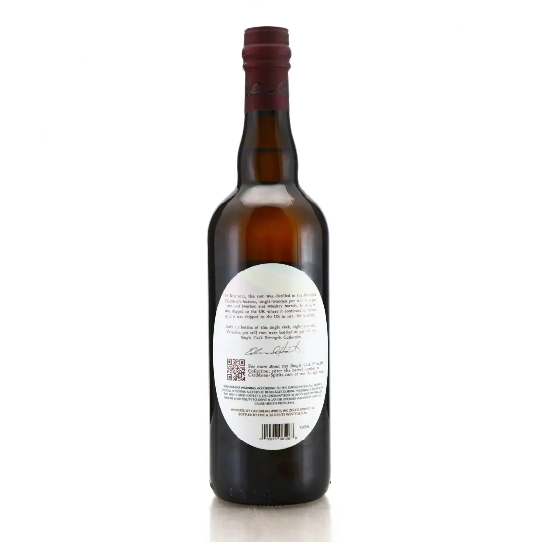 Hochauflösendes Bild von Hamilton Diamond Guyanese Rum MDV 2012