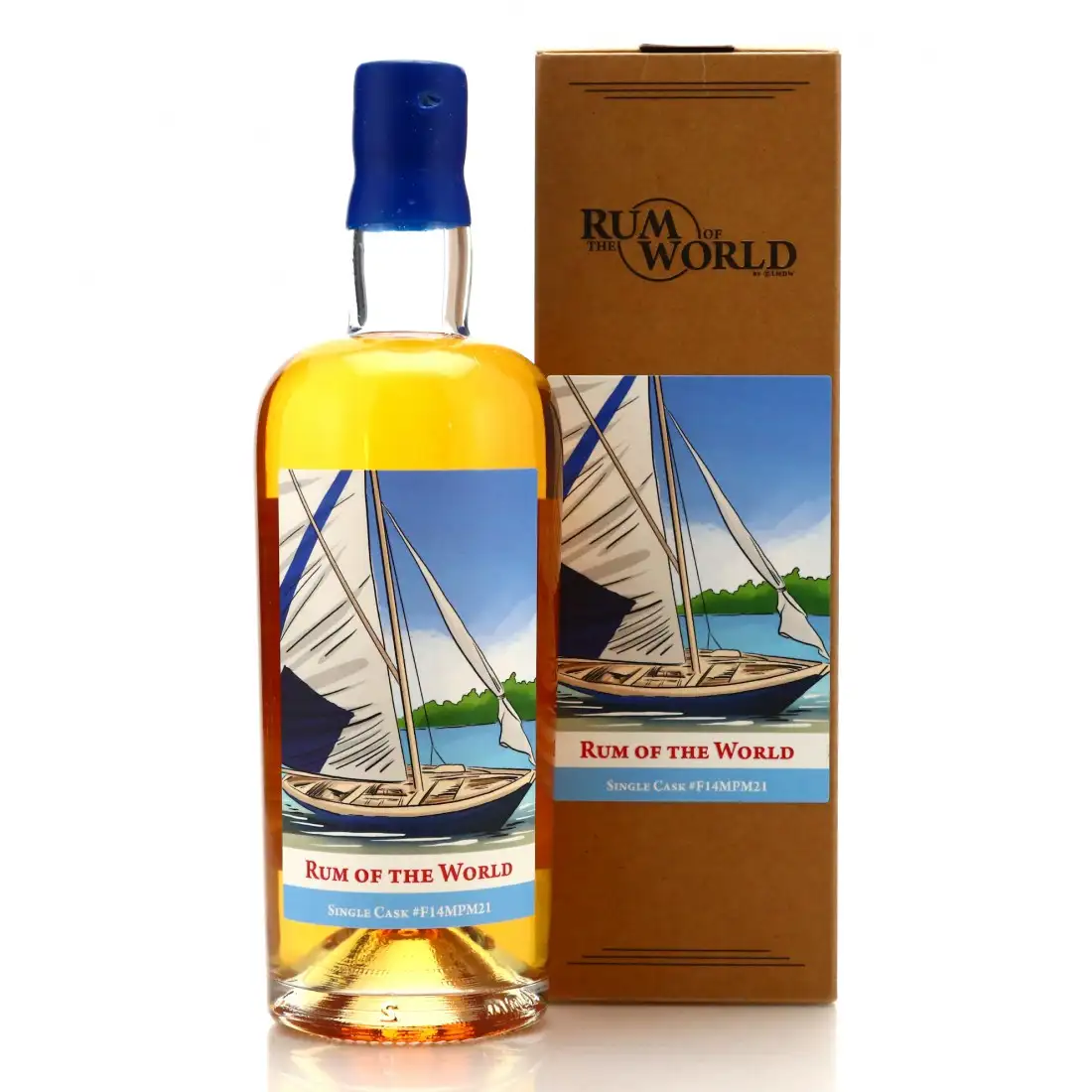 Bottle of Fine Spirits South Pacific Rum of the World Single Cask 2014