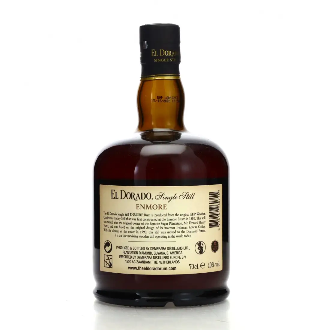 Hochauflösendes Bild von DDL El Dorado Cask Strength Single Still Enmore EHP 2009