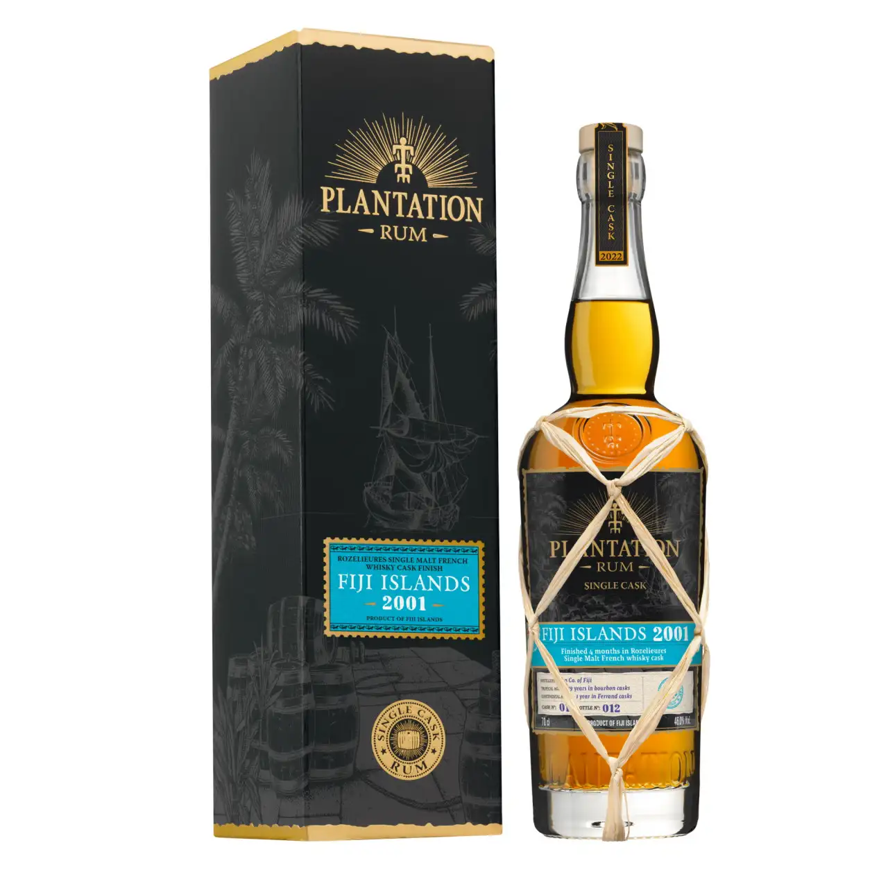 Bottle of Fiji Rum & Co Plantation Fiji Islands 2001