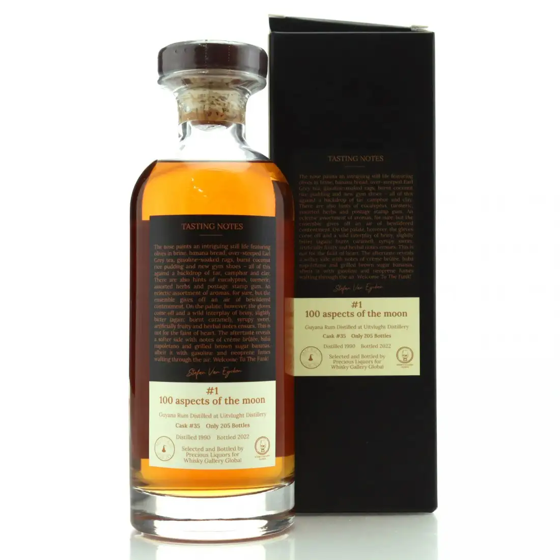 High resolution image of Precious Liquors Uitvlugt Rum Guyana 1990