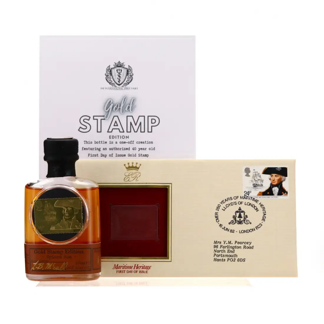 Bottle of International Spirit Vault Gold Stamp Edition (Lord Nelson HMS Victory)