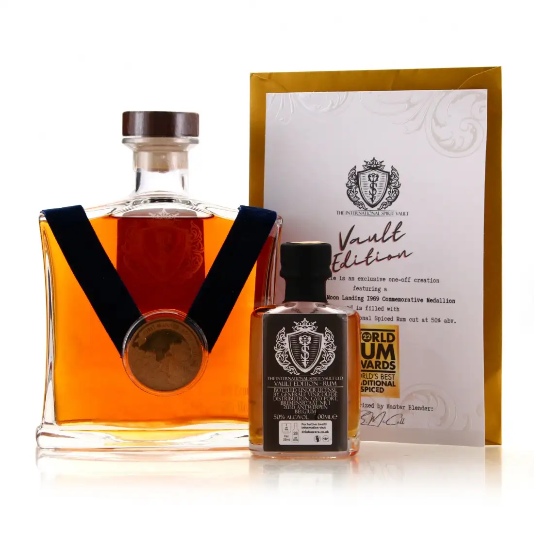 Bottle of International Spirit Vault Vault Edition Spiced Rum Decanter (First Manned Moon Landing)