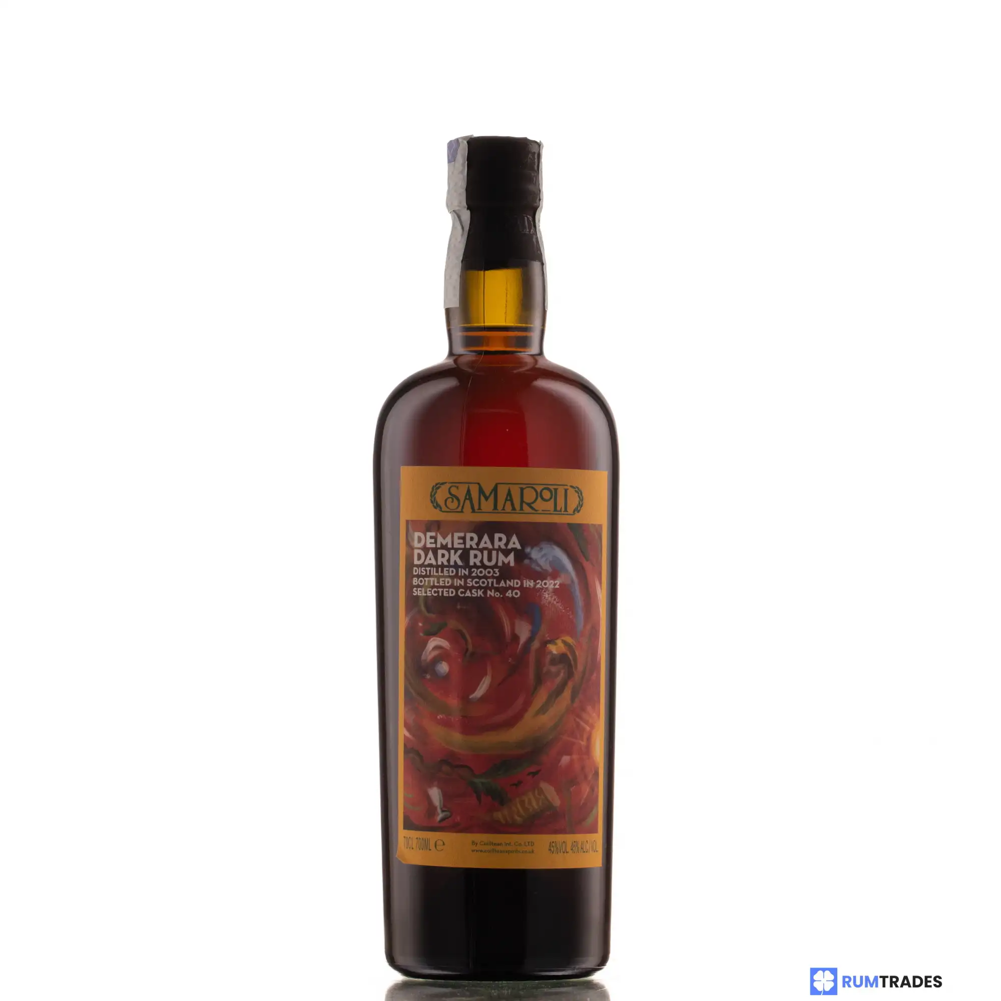 High resolution image of Samaroli DDL Demerara Dark Rum 2003