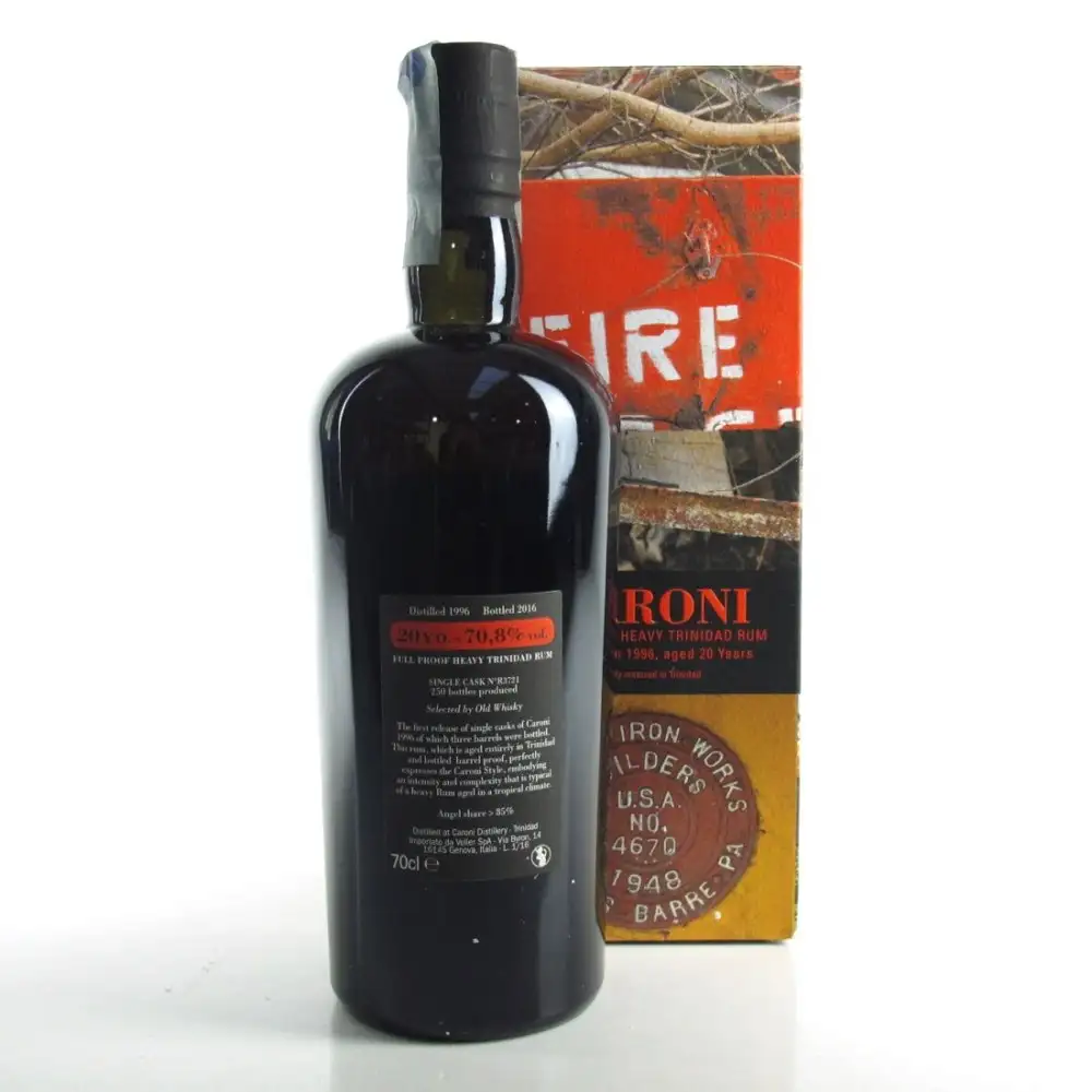 High resolution image of Velier Caroni Heavy Trinidad Rum (Old Whisky) HTR 1996