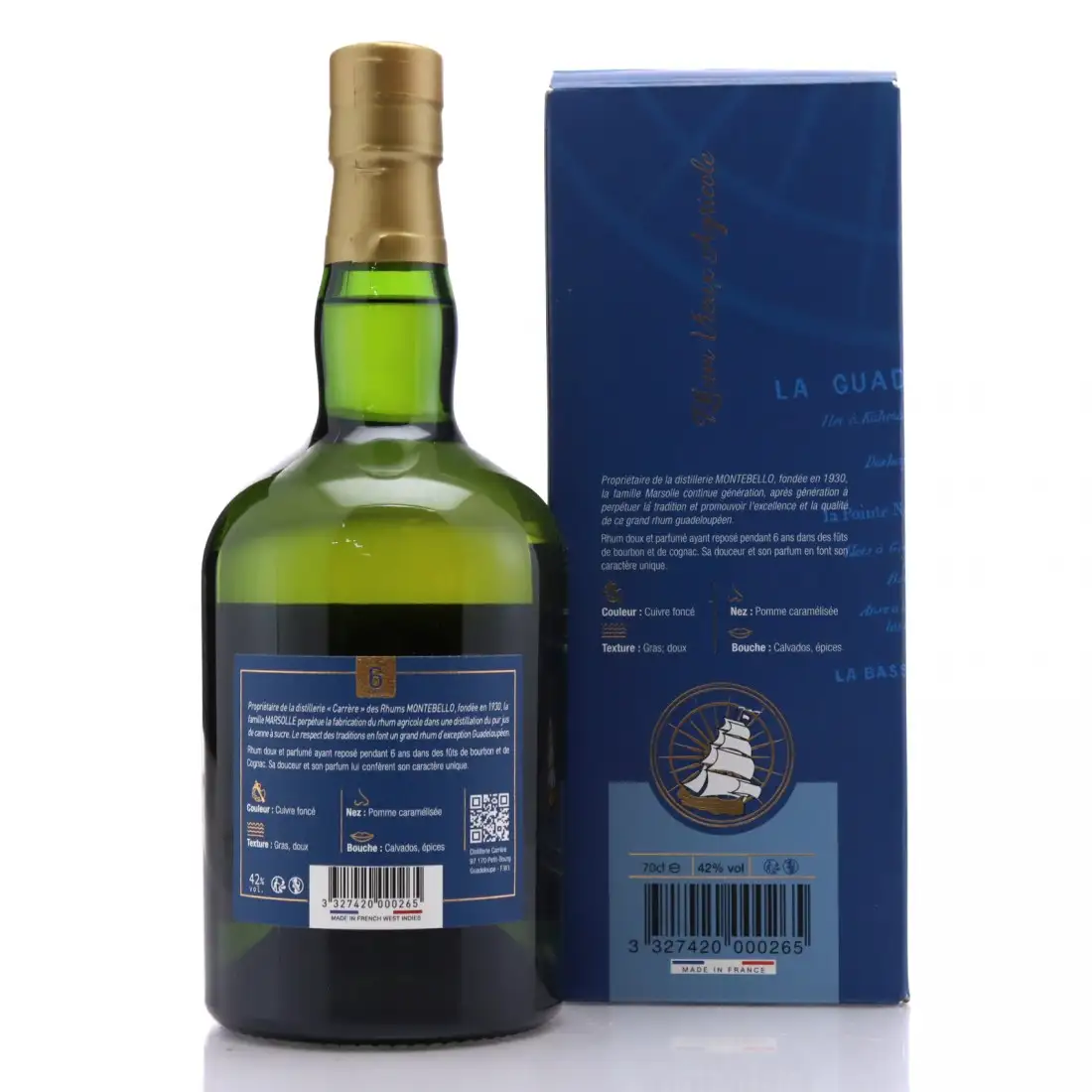 Hochauflösendes Bild von Carrere Montebello Rhum Vieux Agricole (Batch Année 2022) 2016