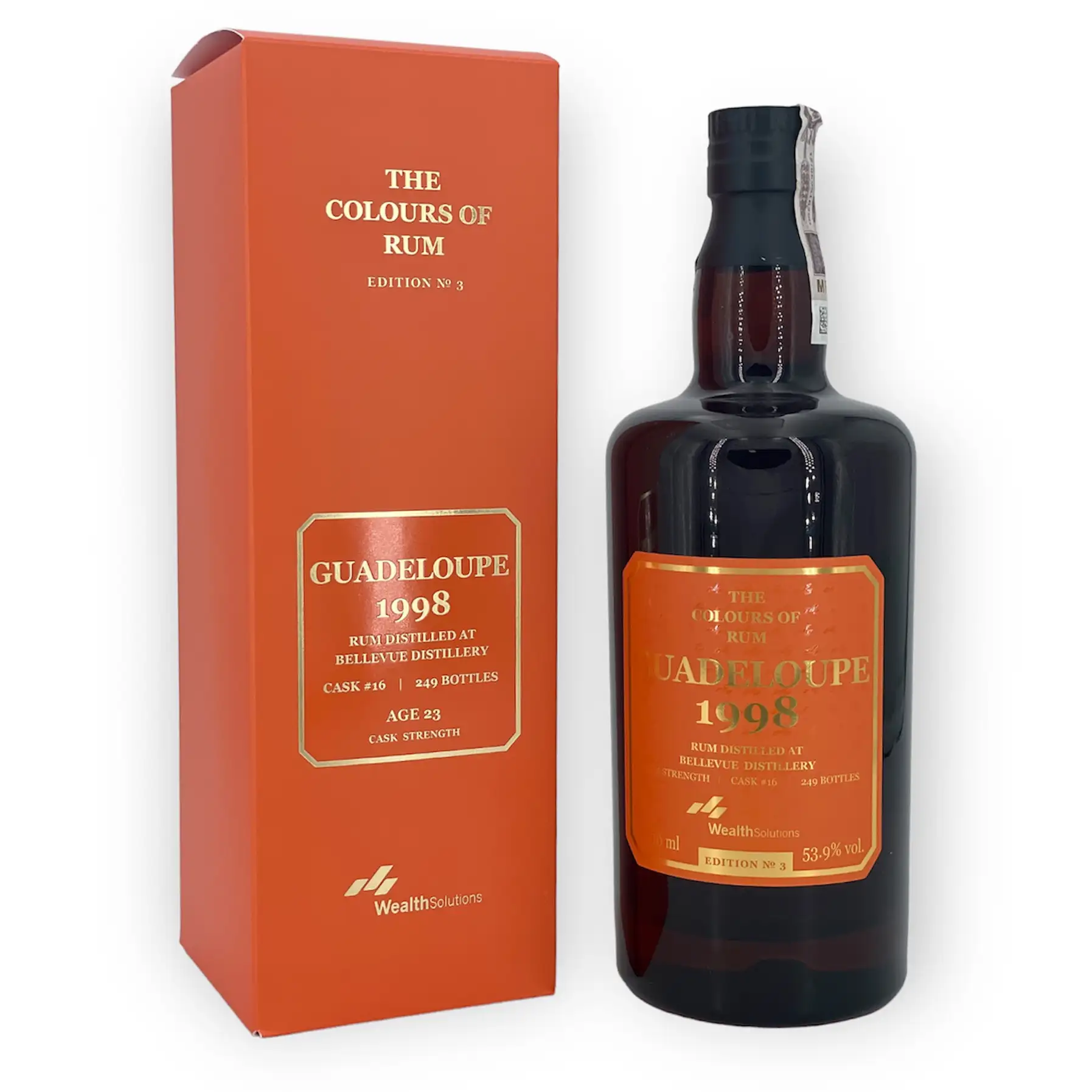 Bottle of CoR Bellevue Guadeloupe No. 3 1998