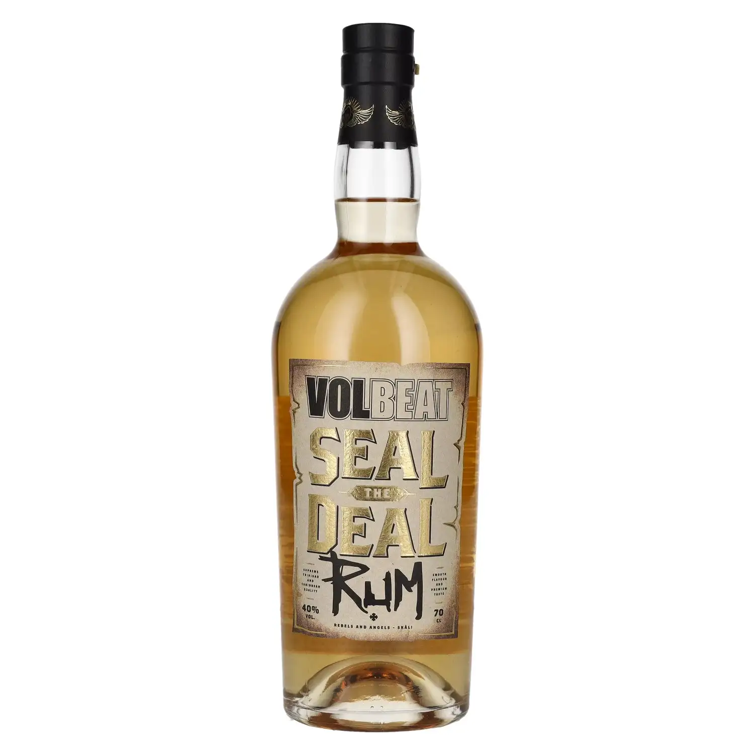 Bottle of Volbeat Seal the Deal Rum