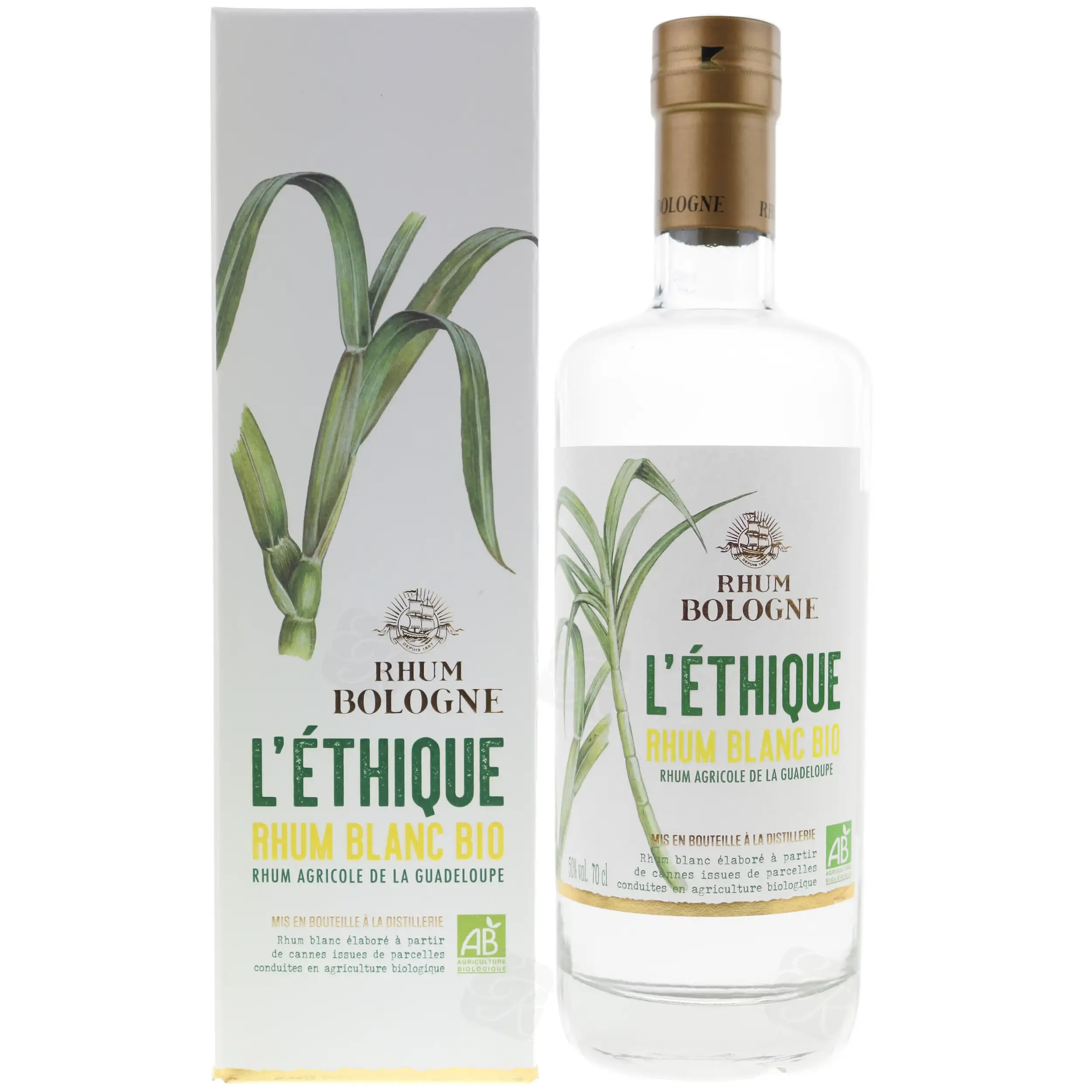 Bologne L&amp;#39;Éthique Rhum Blanc Bio