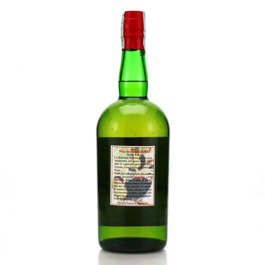Hochauflösendes Bild von High Spirits Collection Diamond Guyana Rum (Why not Toucan?) Magnum 2005