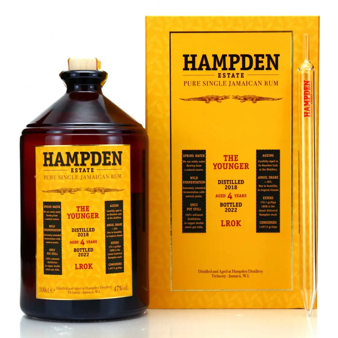 Bottle of Velier Hampden The Younger (300cl) LROK 2018