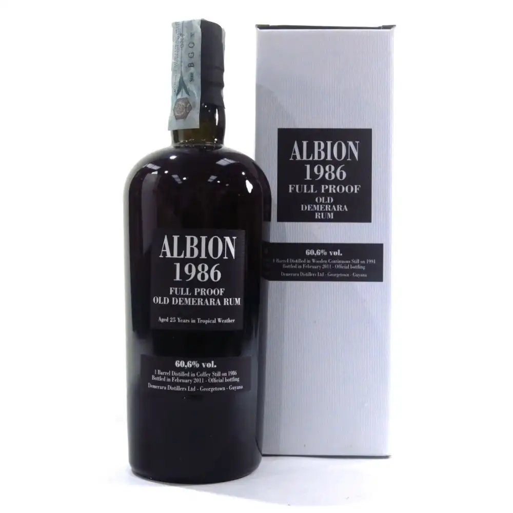 Bottle of Velier Albion AW 1986