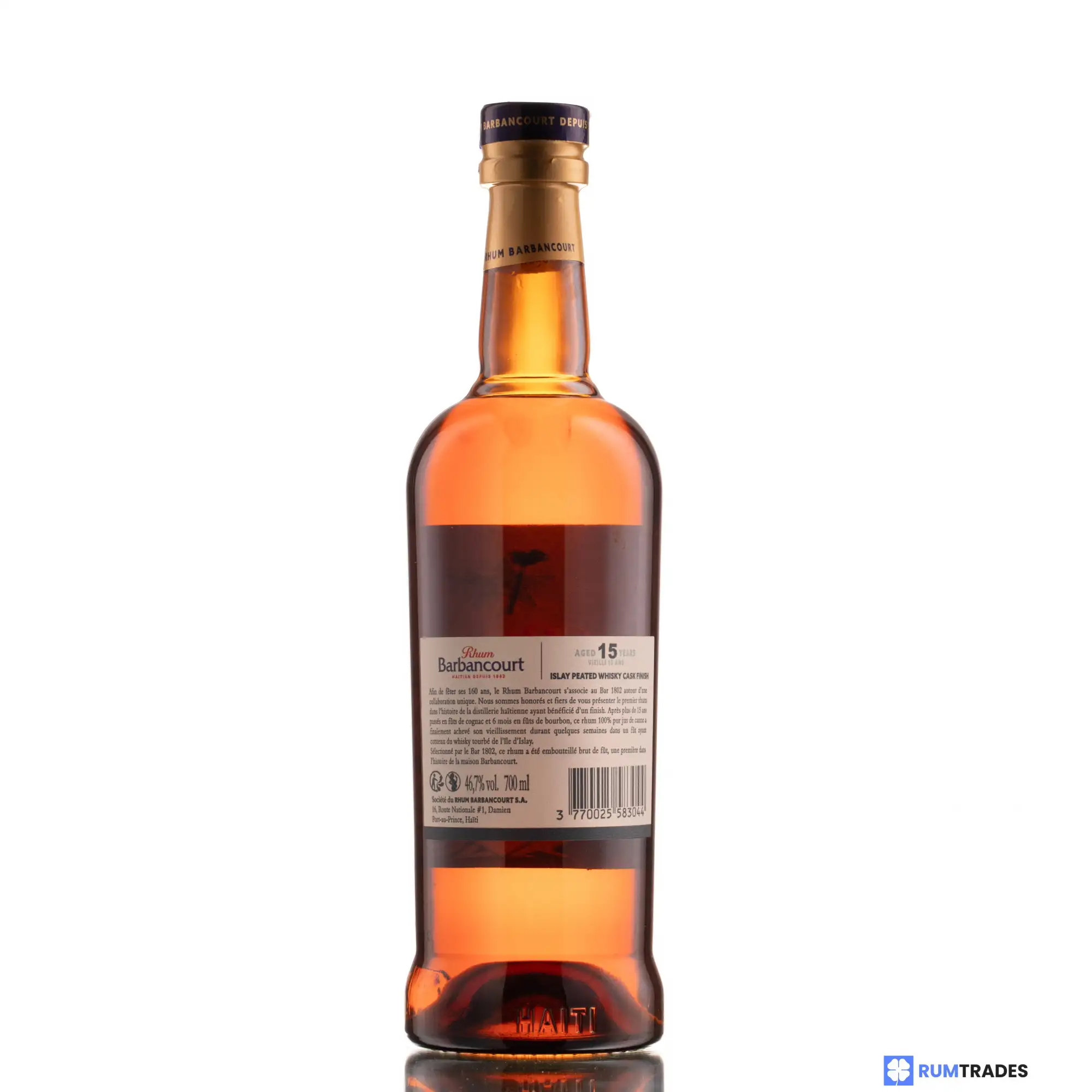 Hochauflösendes Bild von Bar 1802 Barbancourt Barbancourt