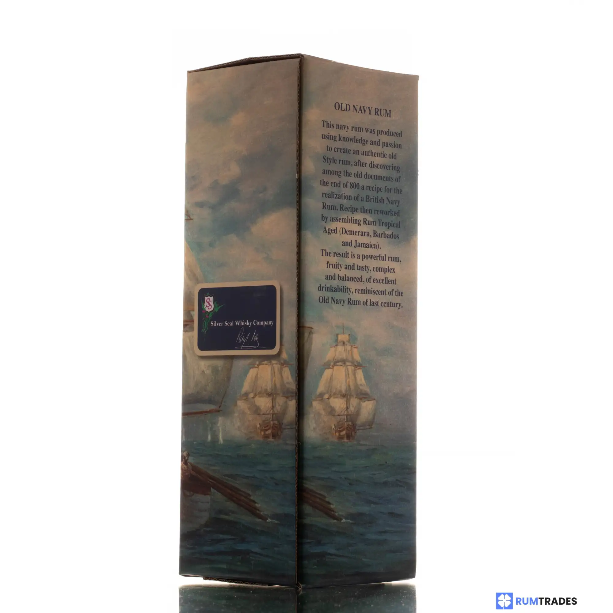 Hochauflösendes Bild von Silver Seal Old Navy Rum (Edition 2022)