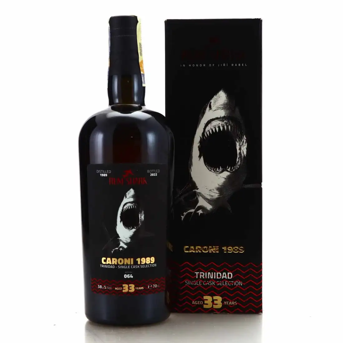 Bottle of Rum Shark Caroni Caroni 1989
