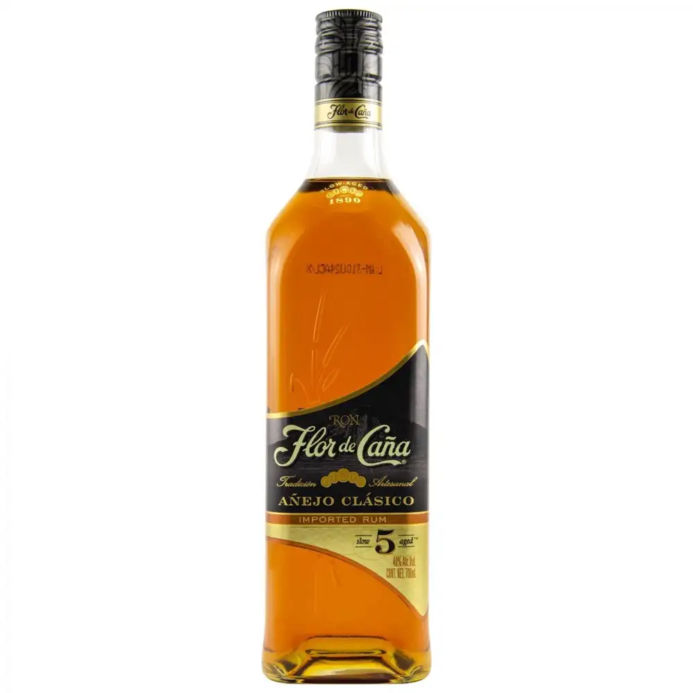 Bottle of Flor de Caña 5 Años Añejo Clasico